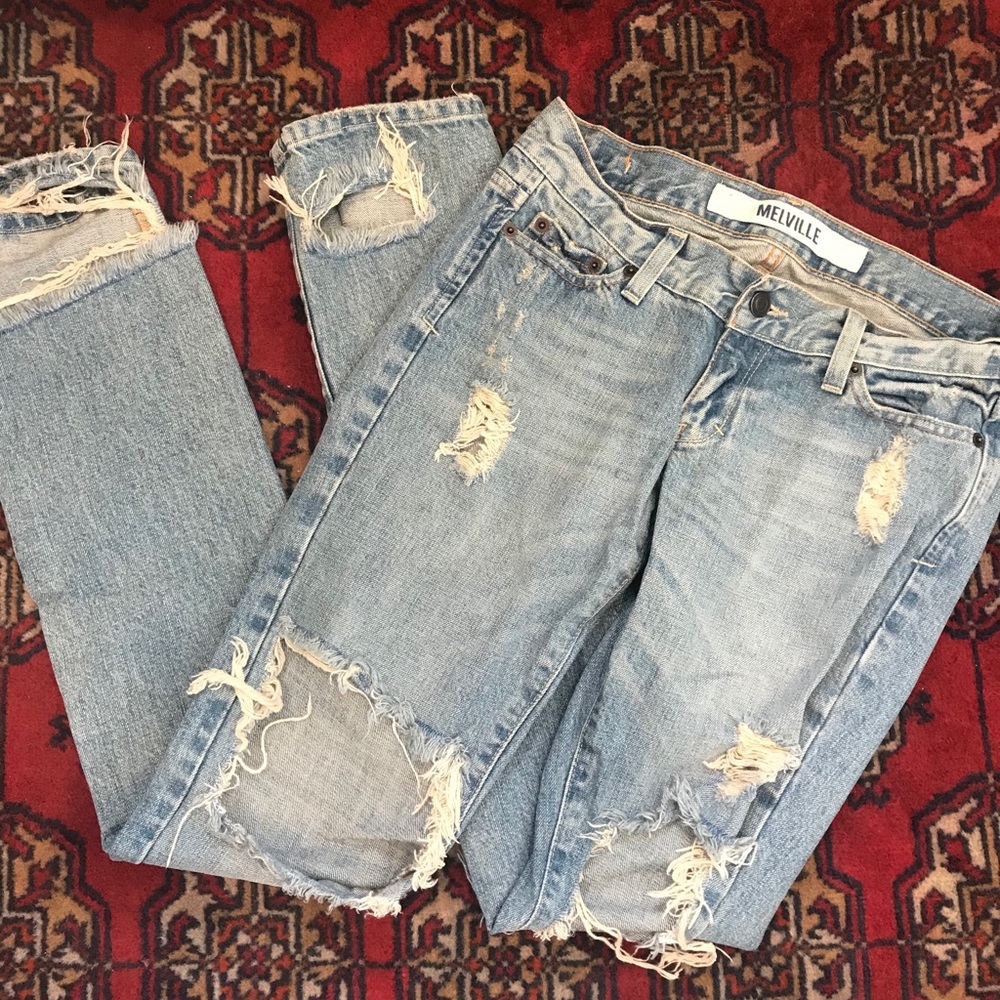 Distressed Brandy Melville jeans